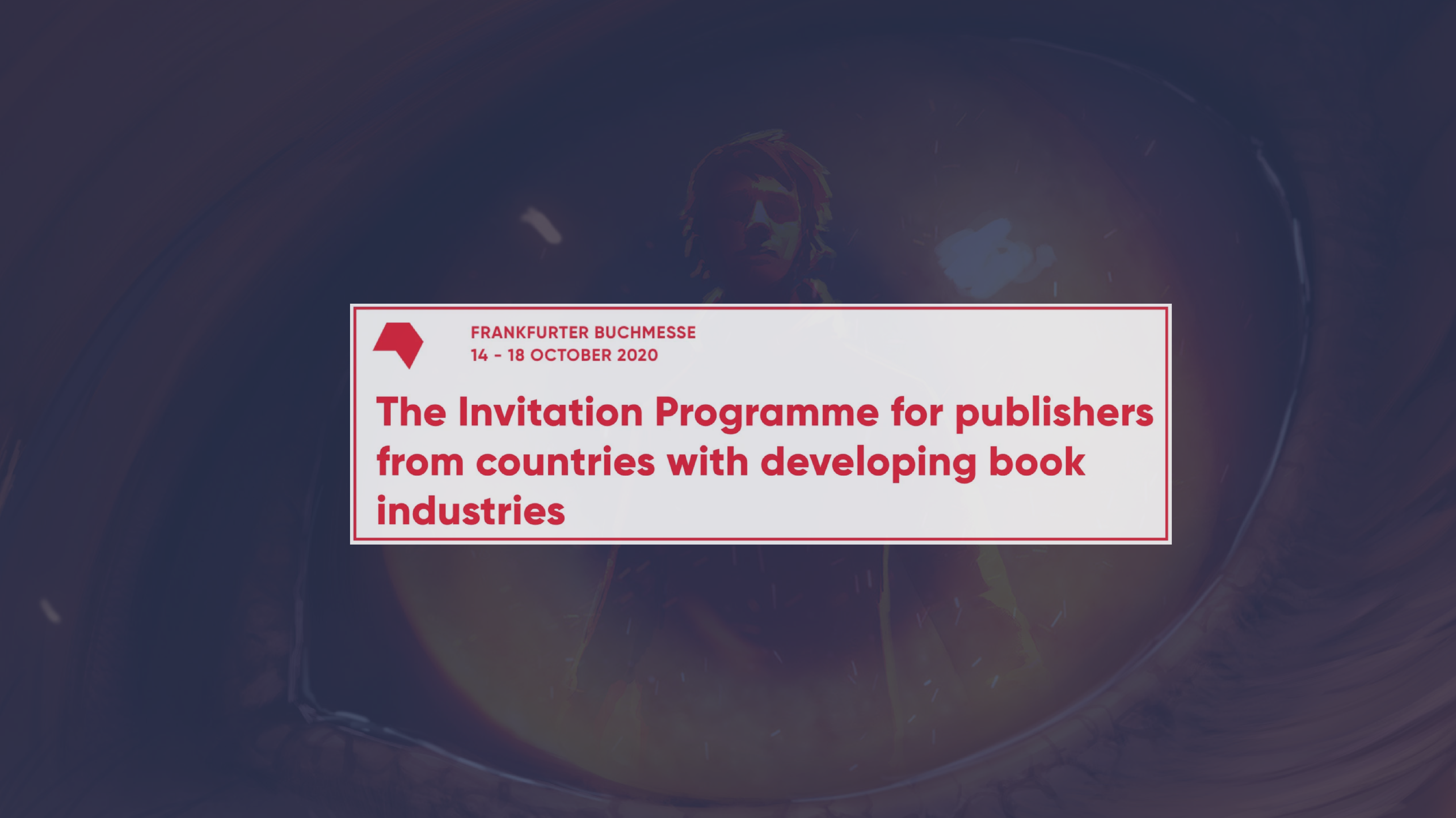 We Join the Frankfurt Book Fair Invitation Programme
