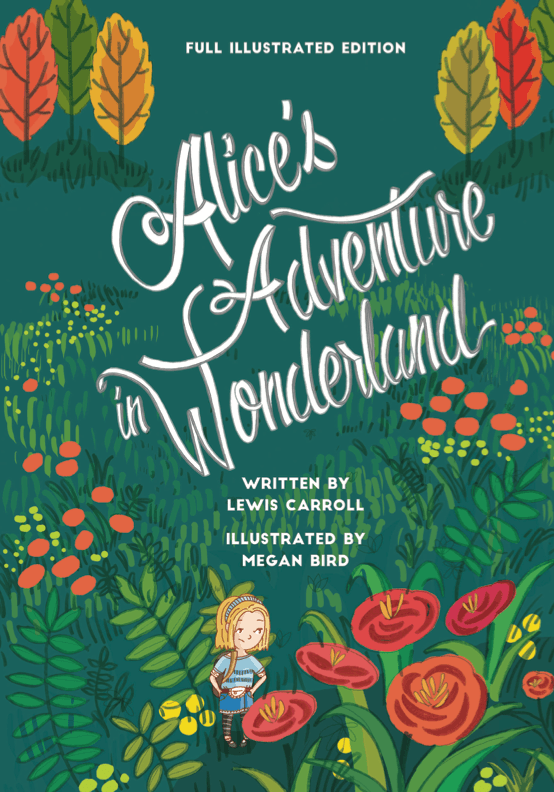 Alice in Wonderland second edition printed front cover
