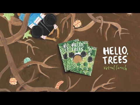 The live book launch of Hello, Trees by Bailey Bezuidenhout illustrated by Maria Lebedeva