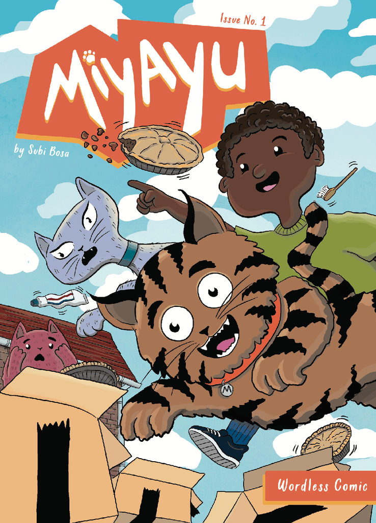 Miyayu by Subi Bosa front cover wordless comic book
